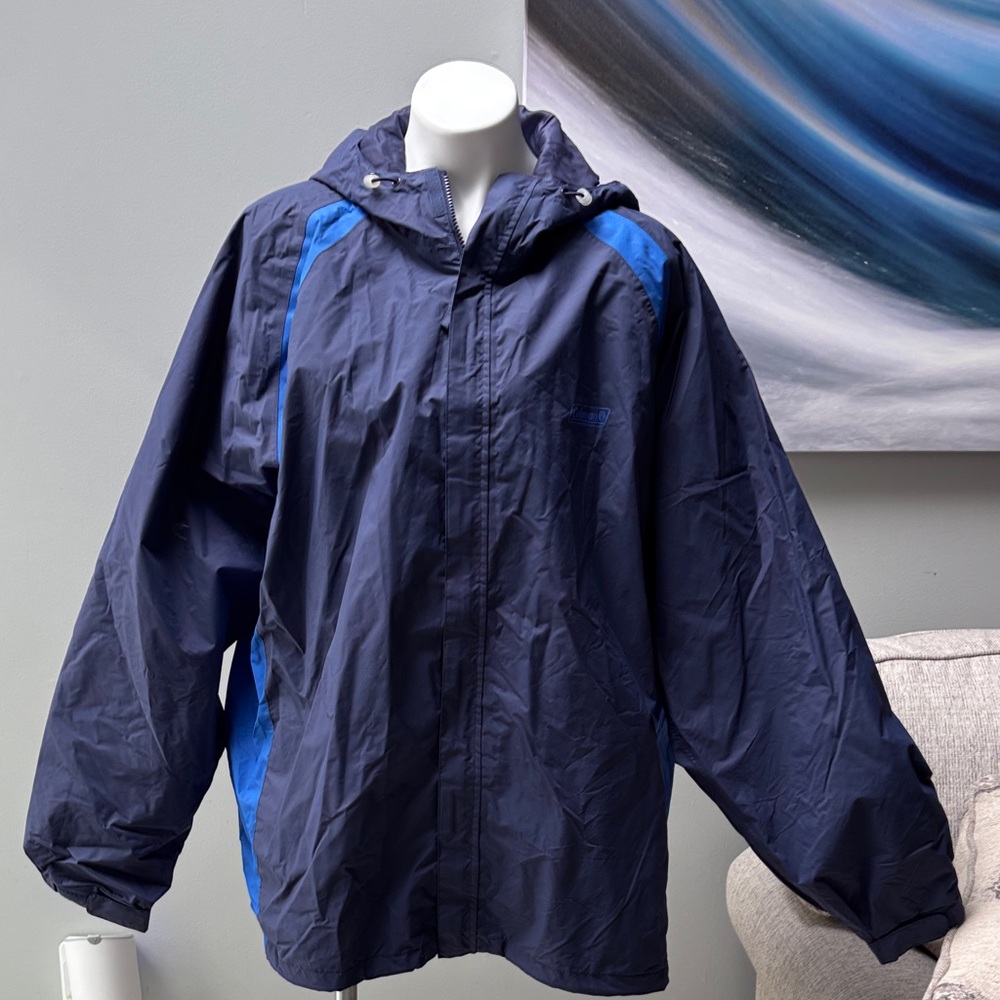 Coleman hooded nylon rain/windbreaker 2XL